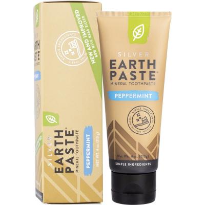 Earthpaste Toothpaste with Silver Peppermint 113g
