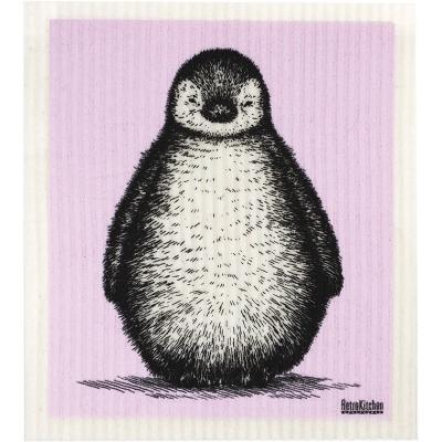 100% Compostable Sponge Cloth Penguin