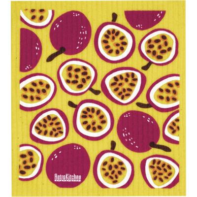 100% Compostable Sponge Cloth Passionfruits