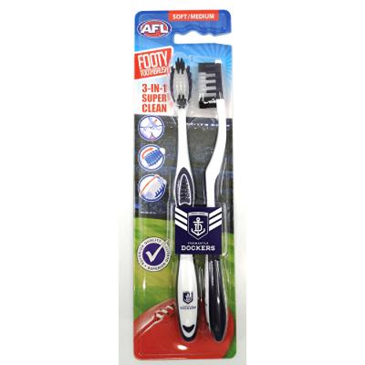 Afl Toothbrush Adelaide 2 Pack