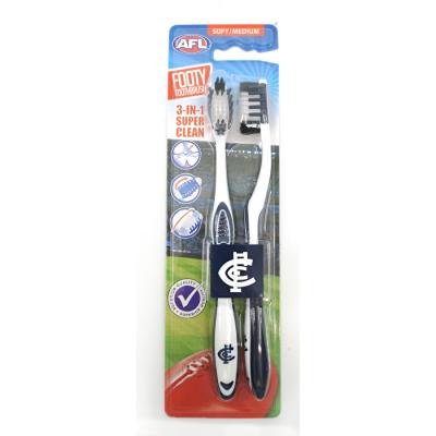 Afl Toothbrush Carlton 2 Pack