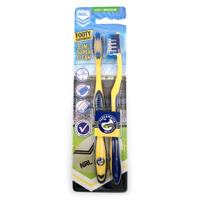 Nrl - 2pk-parramatta Eels Toothbrushes