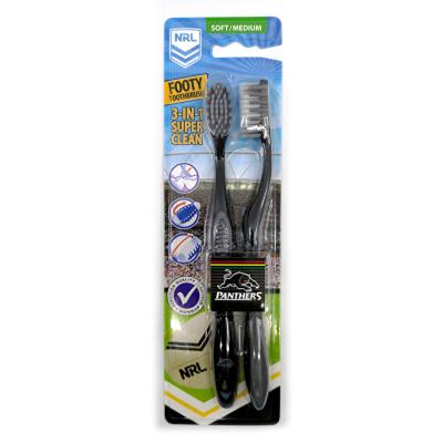 Nrl - 2pk-penerith Panthers Toothbrushes