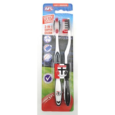 Afl Toothbrush Saint Kilda 2 Pack