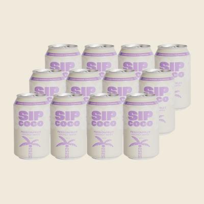 Passionfruit Coconut Water Can 12x330ml Passionfruit Coconut Water Can 12x330ml
