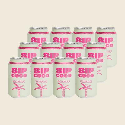 Watermelon Coconut Water Can 12x330ml
