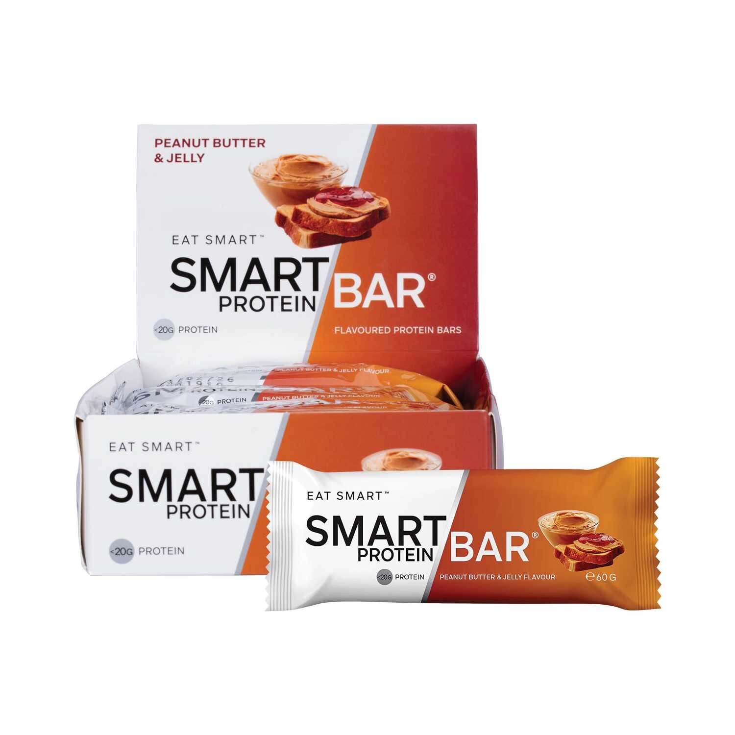 Peanut Butter & Jelly Flavour Protein Bar 12x60g