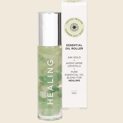 Essential Oil Roller 24K Gold Healing Aventurine 10ml Essential Oil Roller 24K Gold Healing Aventurine 10ml
