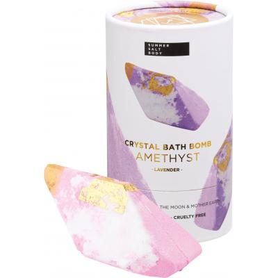 Crystal Bath Bomb Amethyst Lavender 110g