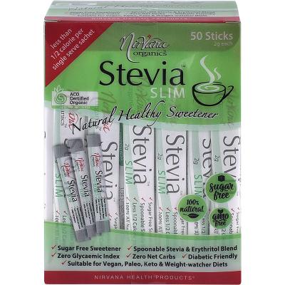 Stevia & Erythritol Sweetener Stevia Slim Sticks 50x2g