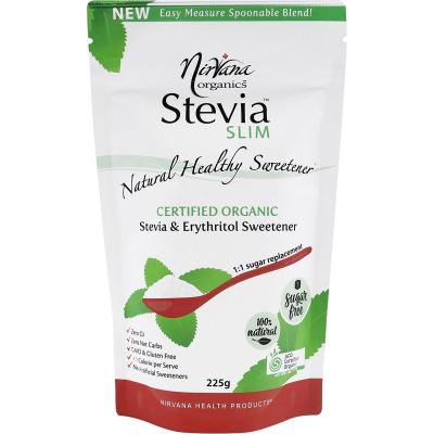 Stevia & Erythritol Sweetener Stevia Slim Spoonable 225g