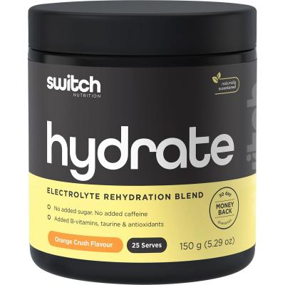 Hydrate Electrolytes No Added Sugar Orange Crush 150g