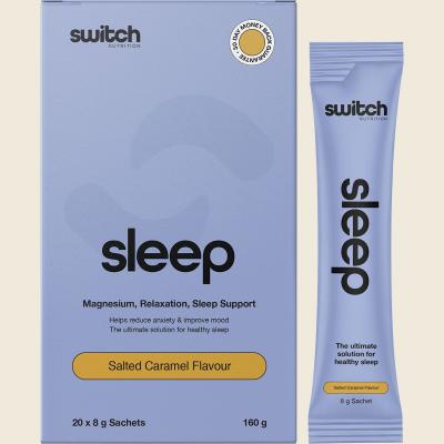 Sleep Magnesium Sachets Salted Caramel 20x8g