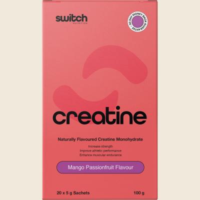 Creatine Monohydrate Sachets Mango Passionfruit 20x5g