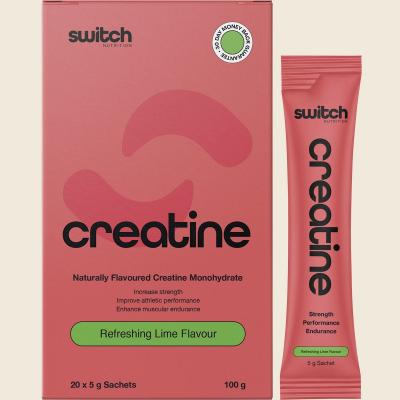 Creatine Monohydrate Sachets Refreshing Lime 20x5g