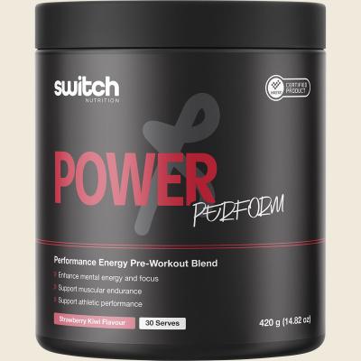 Perform Power Pre-Workout Blend Strawberry Kiwi 420g