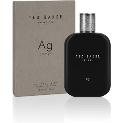 Ted Baker Men Ag Silver Tonic Eau De Toilette Spray 100ml