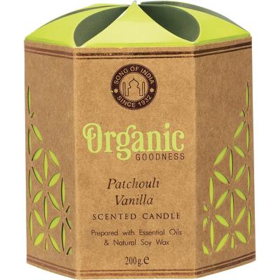 Natural Soy Wax Candle Patchouli Vanilla 200g