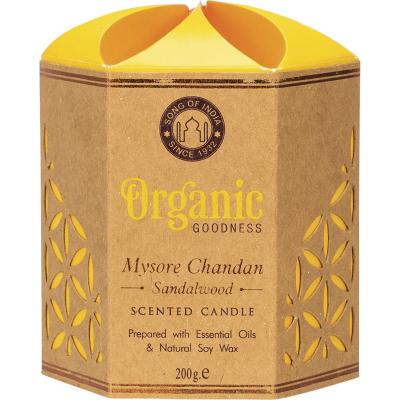 Natural Soy Wax Candle Mysore Chandan Sandalwood 200g