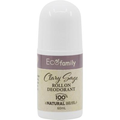 Roll-On Deodorant Eco Family Clary Sage Aluminium Free 60ml