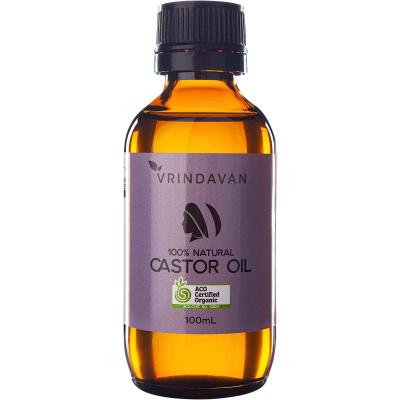 Castor Oil 100% Natural - Amber Glass Bottle 100ml