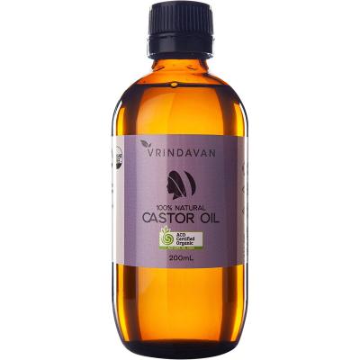 Castor Oil 100% Natural - Amber Glass Bottle 200ml