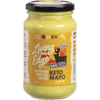 Keto Mayo Living On The Edge Turmeric, Ginger & Garlic 375ml