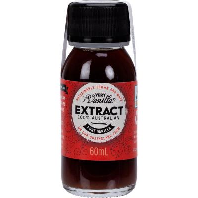 Pure Vanilla Extract 100% Australian 60ml