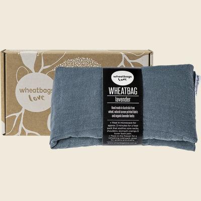 Wheatbag Luxe Linen Slate Lavender Scented