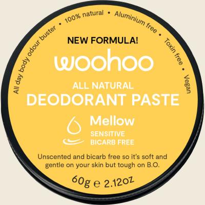 Deodorant Paste Tin Mellow Sensitive Bicarb Free 60g