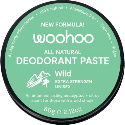 Deodorant Paste Tin Wild Extra Strength 60g