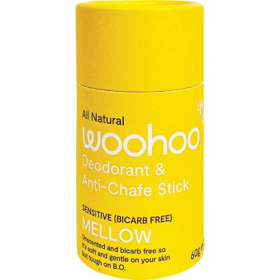 Natural Deodorant Stick Mellow Sensitive Bicarb Free 60g