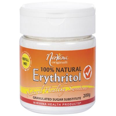 Erythritol 100% Natural Refillable Shaker 200g