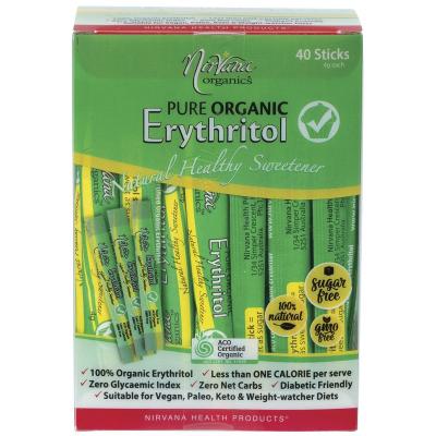 Erythritol Pure Organic Sticks 40x4g