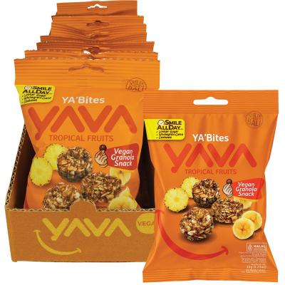 YA'Bites Granola Snack Tropical Fruits 8x35g