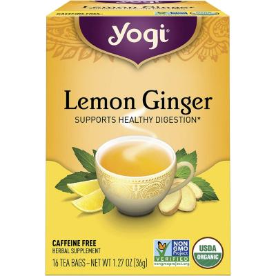 Herbal Tea Bags Lemon Ginger 16pk