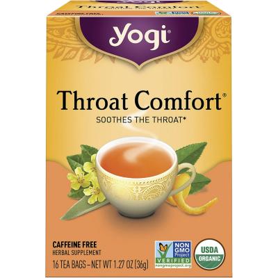 Herbal Tea Bags Throat Comfort 16pk