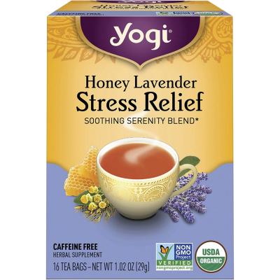 Herbal Tea Bags Honey Lavender Stress Relief 16pk