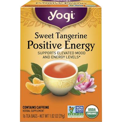 Herbal Tea Bags Sweet Tangerine Positive Energy 16pk