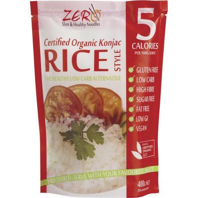 Certified Organic Konjac Rice Style 400g