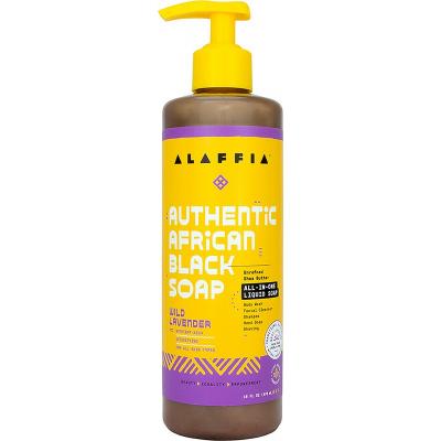 Alaffia African Black Soap All-In-One Wild Lavender 476ml