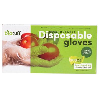 Biotuff Compostable Disposable Gloves Large 200