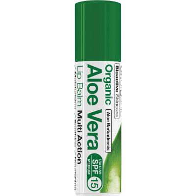 Dr Organic Lip Balm - SPF 15 Organic Aloe Vera 5.7ml
