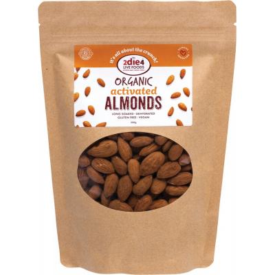 2die4 Live Foods Organic Activated Almonds 300g