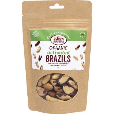 2die4 Live Foods Organic Activated Brazil Nuts 120g