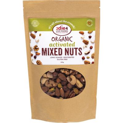 2die4 Live Foods Organic Activated Mixed Nuts Activated With Fresh Whey 300g