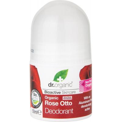 Dr Organic Roll-on Deodorant Organic Rose Otto 50ml