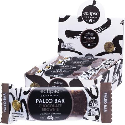 Eclipse Organics Raw Paleo Bar Chocolate Brownie 12x45g