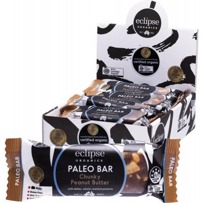 Eclipse Organics Raw Paleo Bar Chunky Peanut Butter 12x45g