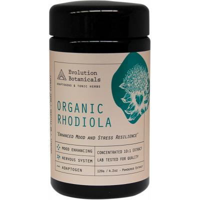 Evolution Botanicals Rhodiola Extract - Organic 10:1 Stress Resilience 120g